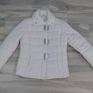 Michael Kors white puffer jacket Small